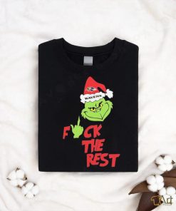 Official Baltimore Ravens Santa Grinch F The Rest T shirt