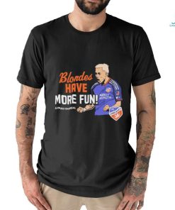 Official Blondes Have More Fun Alvaro Barreal T Shirt