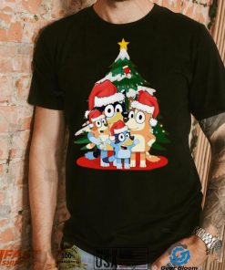 Official Bluey Family Funny Christmas 2023 Unisex T Shirt