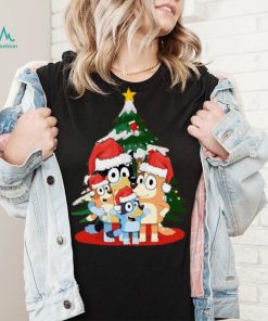 Official Bluey Family Funny Christmas 2023 Unisex T Shirt