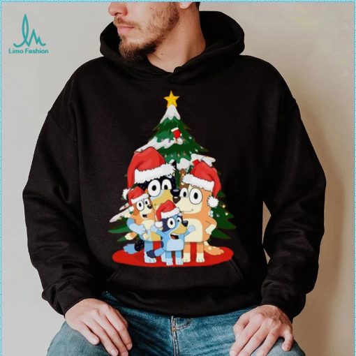 Official Bluey Family Funny Christmas 2023 Unisex T Shirt