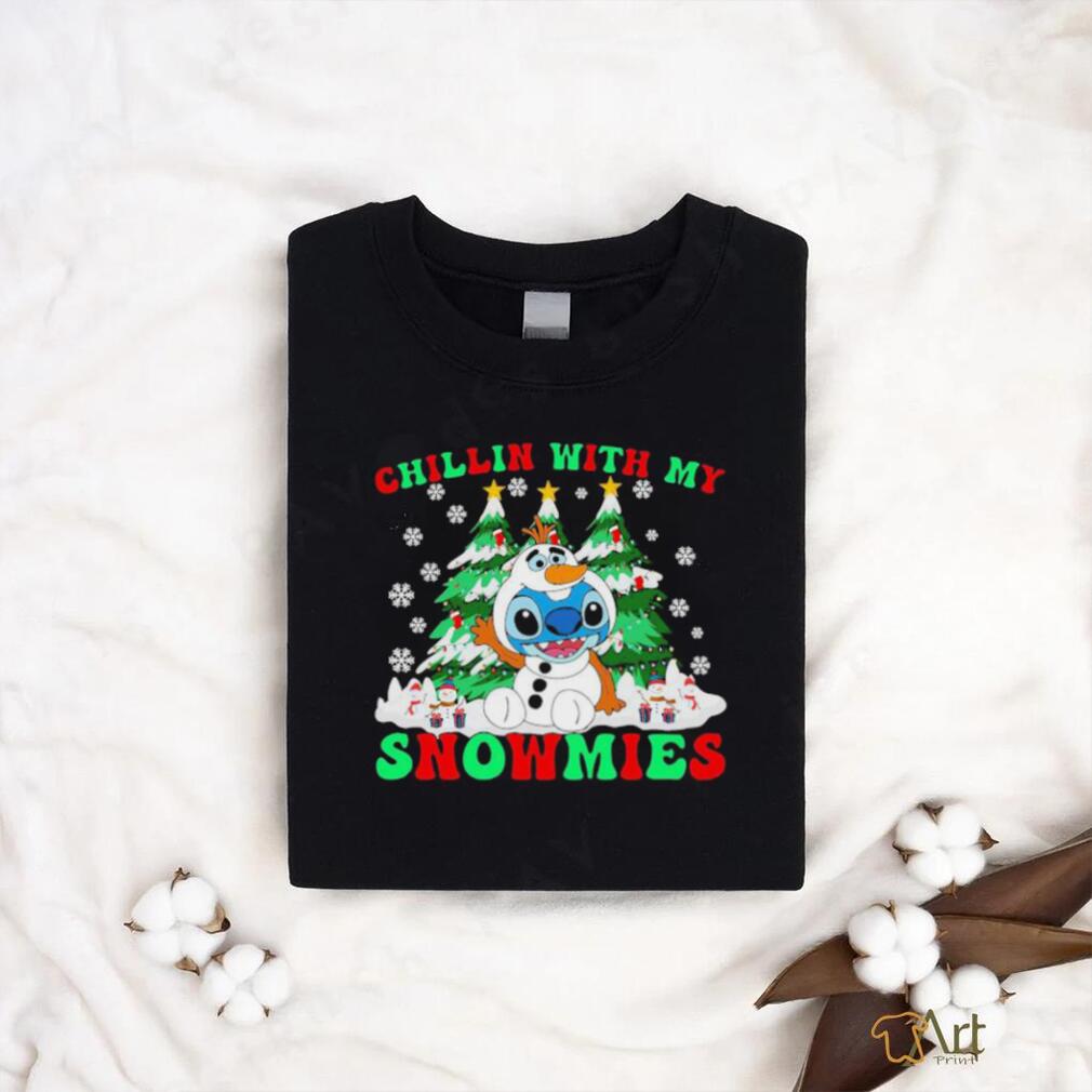 Official Chillin With My Snowman Stitch Christmas Unisex Shirt Official Chillin With My Snowman Stitch Christmas Unisex Shirt