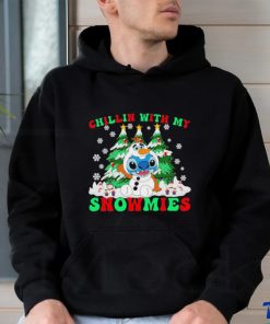Official Chillin With My Snowman Stitch Christmas Unisex Shirt