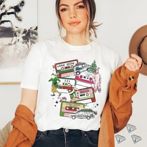 Official Christmas Movie Characters Cassette Type shirt