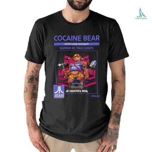Official Cocaine Bear atari game Program Inspired by true Events Shirt