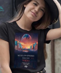 Official Coldplay World Tour 2023 Concer Tour Tokyo Dome, Tokyo, Japan November 6 7 Poster shirt