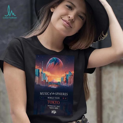 Official Coldplay World Tour 2023 Concer Tour Tokyo Dome, Tokyo, Japan November 6 7 Poster shirt