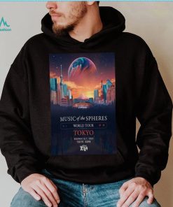 Official Coldplay World Tour 2023 Concer Tour Tokyo Dome, Tokyo, Japan November 6 7 Poster shirt