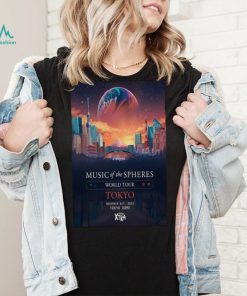 Official Coldplay World Tour 2023 Concer Tour Tokyo Dome, Tokyo, Japan November 6 7 Poster shirt