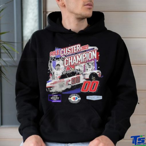 Official Cole Custer Stewart Haas Racing Team 2023 NASCAR Xfinity Series Champion T shirt
