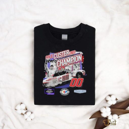 Official Cole Custer Stewart Haas Racing Team 2023 NASCAR Xfinity Series Champion T shirt