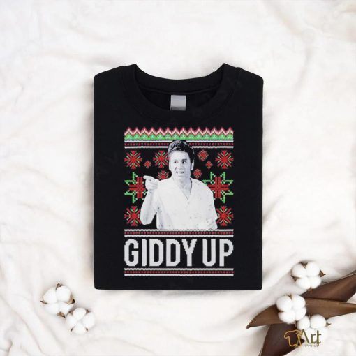 Official Cosmo Kramer Giddy Up Christmas Shirt