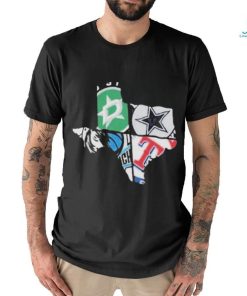 Official Cowboys Rangers Mavericks Star Spit Texas Shirt