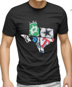 Official Cowboys Rangers Mavericks Star Spit Texas Shirt