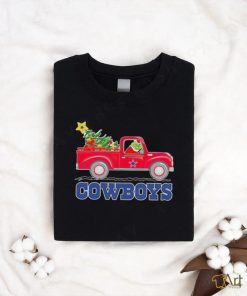 Official Dallas Cowboys Santa Grinch Driving Truck Christmas Shirt