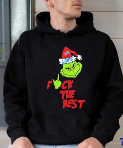 Official Detroit Lions Santa Grinch F The Rest T shirt, hoodie, sweater, long sleeve and tank top Official Detroit Lions Santa Grinch F The Rest T shirt