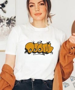 Official Doom Throw Black Gold T Shirt