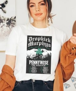 Official Dropkick Murphys 2024 St. Patrick’s Day Tour Poster shirt