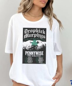 Official Dropkick Murphys 2024 St. Patrick’s Day Tour Poster shirt