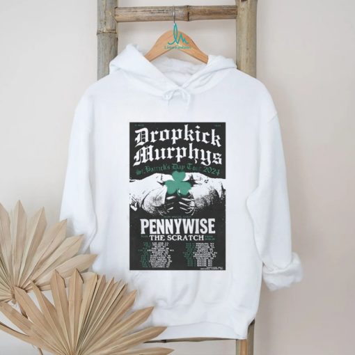 Official Dropkick Murphys 2024 St. Patrick’s Day Tour Poster shirt