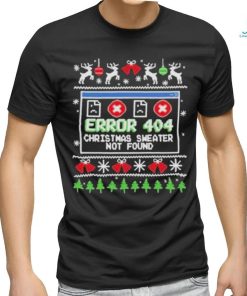 Official Error 404 Christmas Sweater Not Found 2023 T shirt