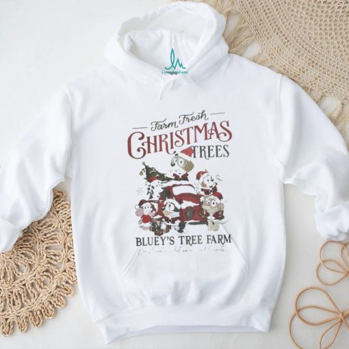 Official Farm Fresh Christmas Trees Bluey Tree Farm Shirt