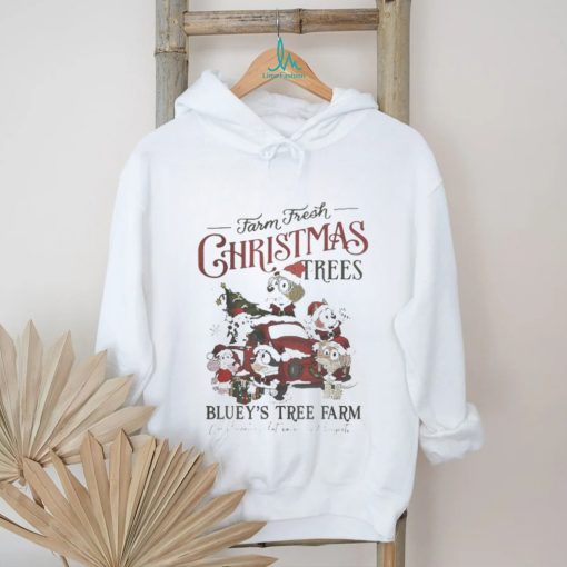 Official Farm Fresh Christmas Trees Bluey Tree Farm Shirt