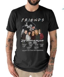 Official Friends 29th Anniversary 1994 2023 Thank You for the memories signatures shirt