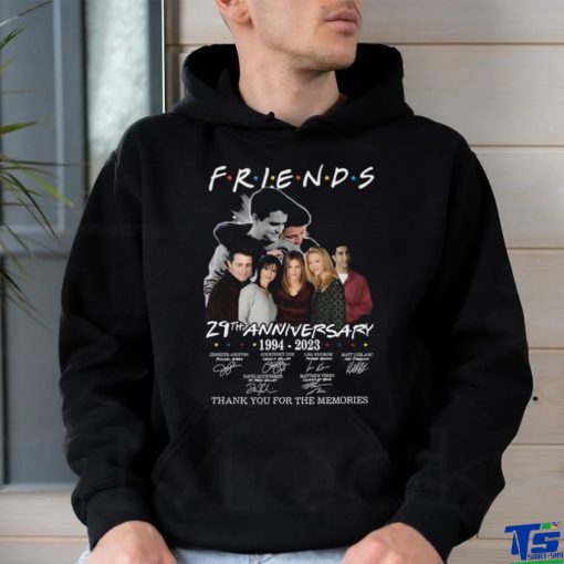 Official Friends 29th Anniversary 1994 2023 Thank You for the memories signatures shirt