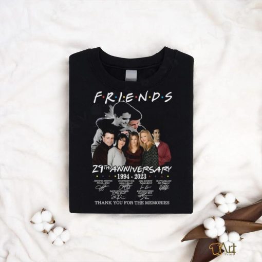Official Friends 29th Anniversary 1994 2023 Thank You for the memories signatures shirt