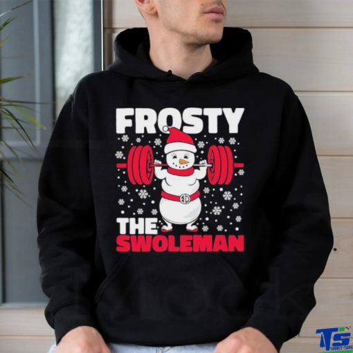 Official Frosty The Swoleman Christmas Tee Shirt