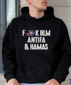 Official Fuck BLM Antifa And Hamas I Support For Israel T Shirt