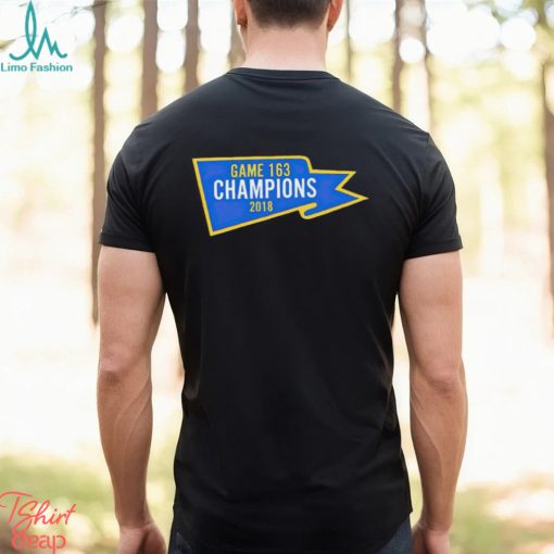 Official Game 163 champions 2018 shirt