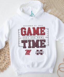 Official Game Time Egg Bowl 2023 Ole Miss Rebels vs MSU Bulldogs T Shirt