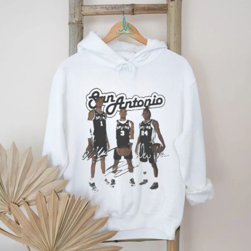 Official Gamechanger LA san antonio 2023 spurs signatures T shirt