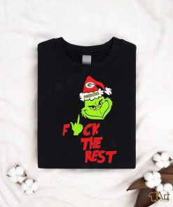 Official Green Bay Packers Santa Grinch F The Rest T shirt