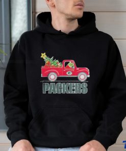 Official Green Bay Packers santa grinch driving truck Christmas Shirt