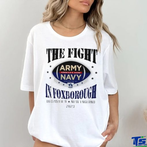 Official Grey Army Vs Navy The Fight In Foxborough 2023 America’s Game Shirt