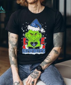 Official Grinch Hand Love Dallas Cowboys Football Christmas shirt