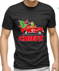 Official Grinch driving car Kansas City Chiefs Christmas shirt