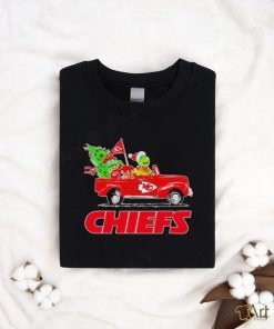 Official Grinch driving car Kansas City Chiefs Christmas shirt