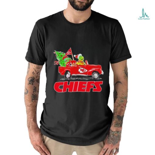 Official Grinch driving car Kansas City Chiefs Christmas shirt