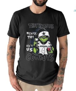 Official Grnch They Hate Us Because They Aint Us Cowboys Shirt