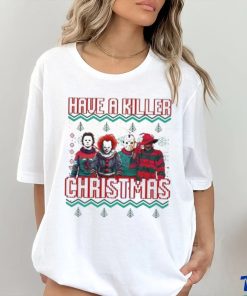 Official Horror Movies Characters Have A Killer Christmas Shirt