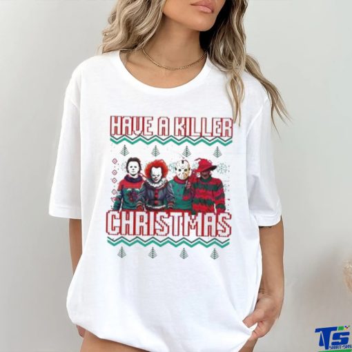 Official Horror Movies Characters Have A Killer Christmas Shirt