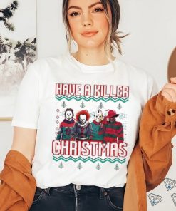 Official Horror Movies Characters Have A Killer Christmas Shirt