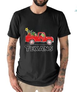 Official Houston Texans Santa Grinch Driving Truck Christmas 2023 Shirt