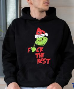 Official Houston Texans Santa Grinch F The Rest T shirt