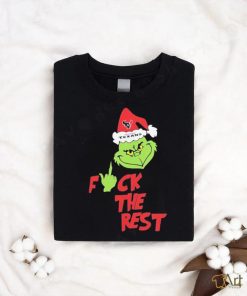 Official Houston Texans Santa Grinch F The Rest T shirt