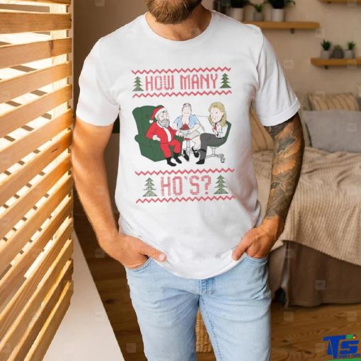 Official How Many Ho’s Ugly Merry Christmas 2023 Shirt